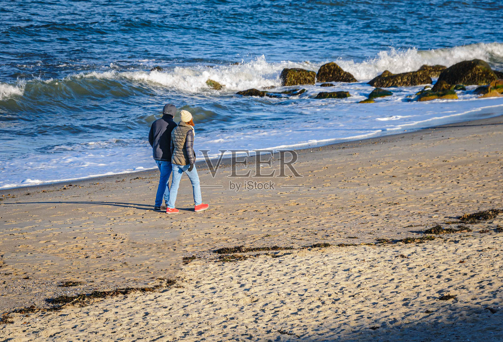 十一月的科德角海滩散步照片摄影图片