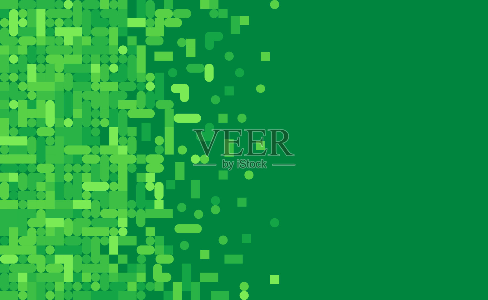 绿色边缘纹理抽象像素背景插画图片素材