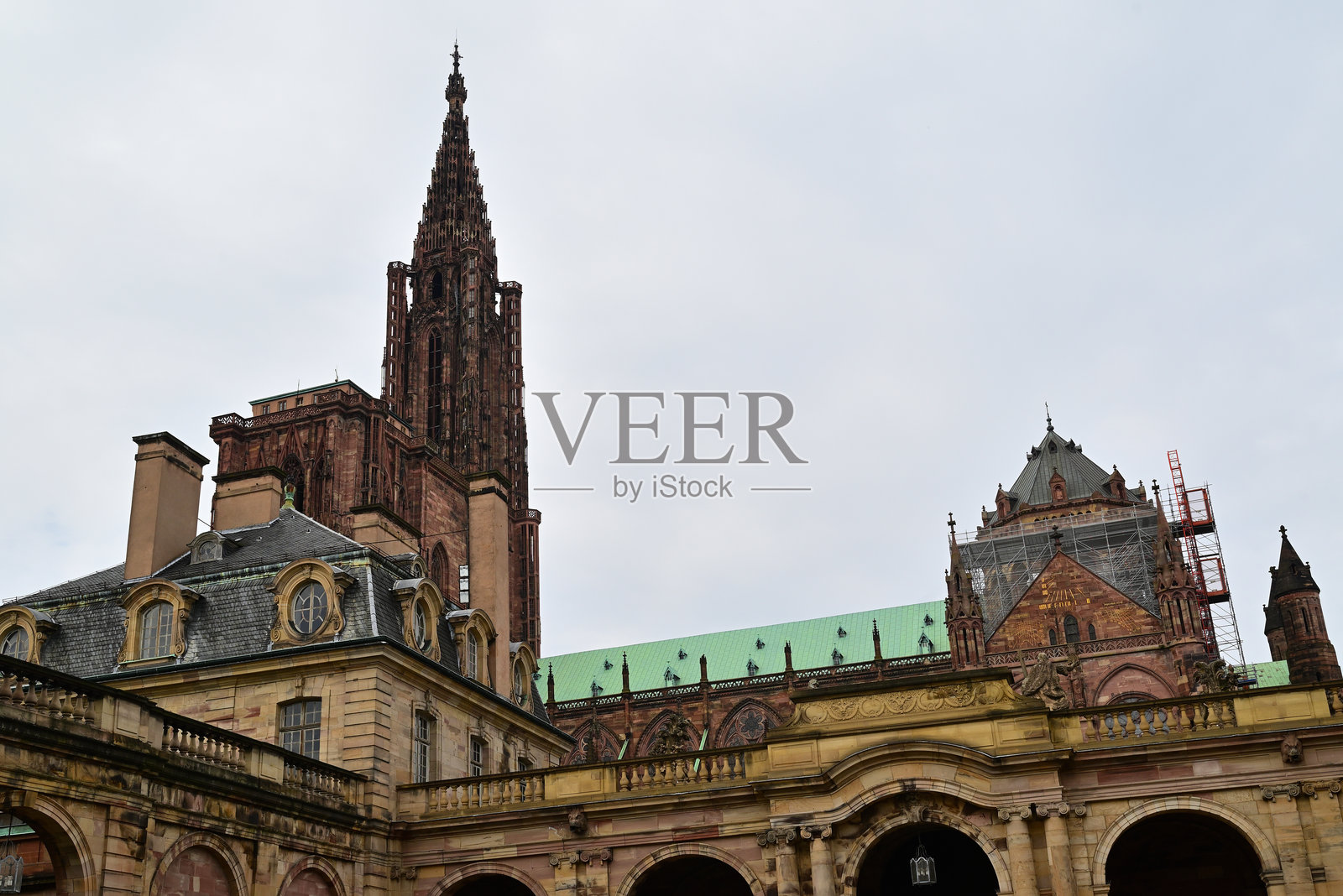 斯特拉斯堡的诺特丹大教堂照片摄影图片