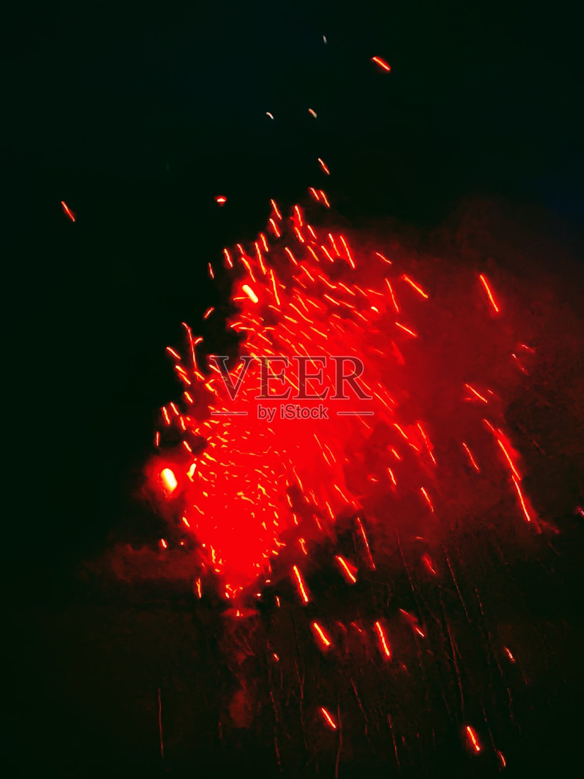 爆炸的罗马蜡烛照片摄影图片