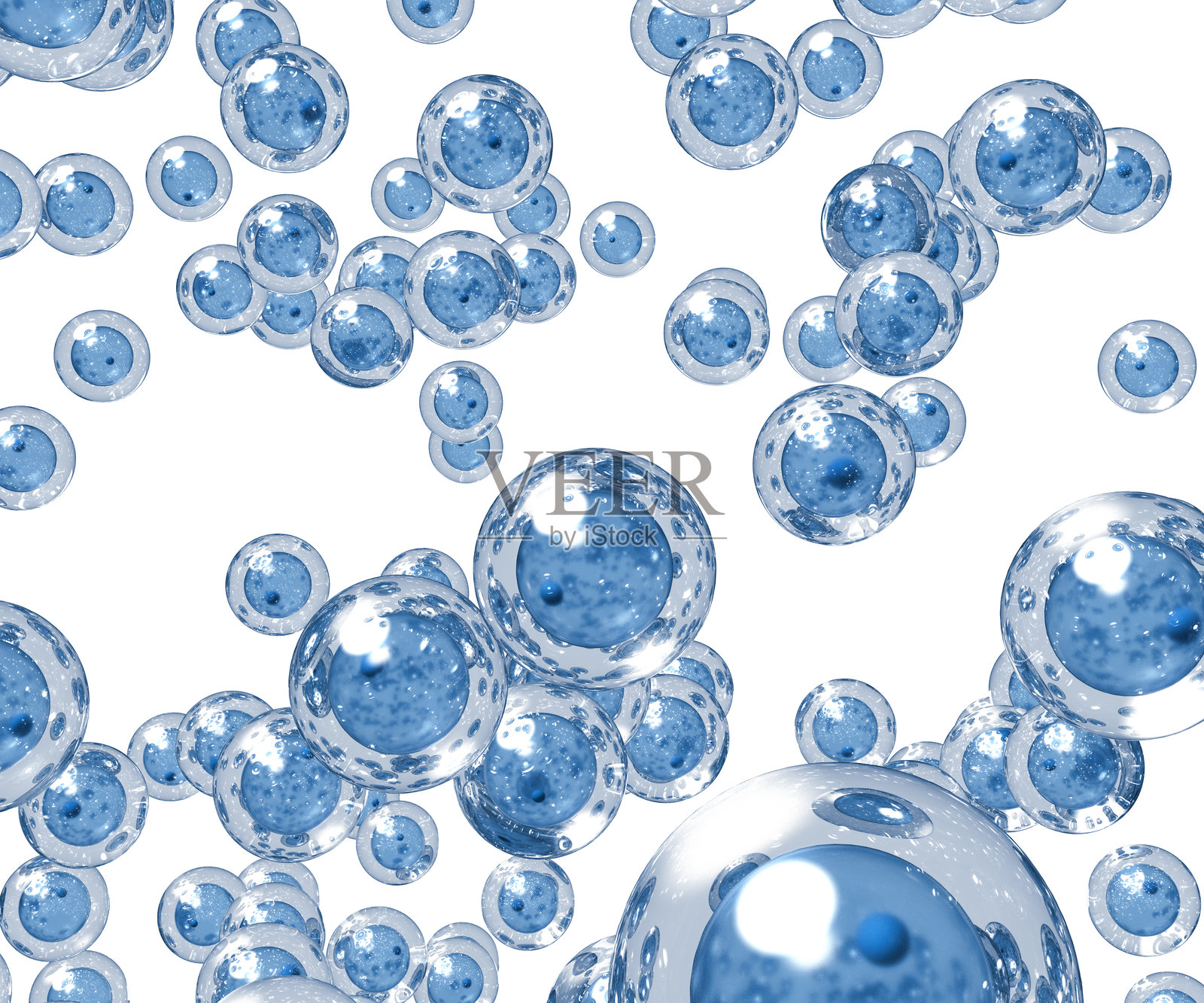 生物细胞三维可视化照片摄影图片