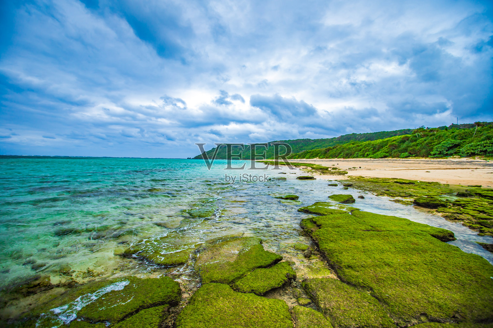 宫古岛阿拉古斯库海滩的风景照片摄影图片
