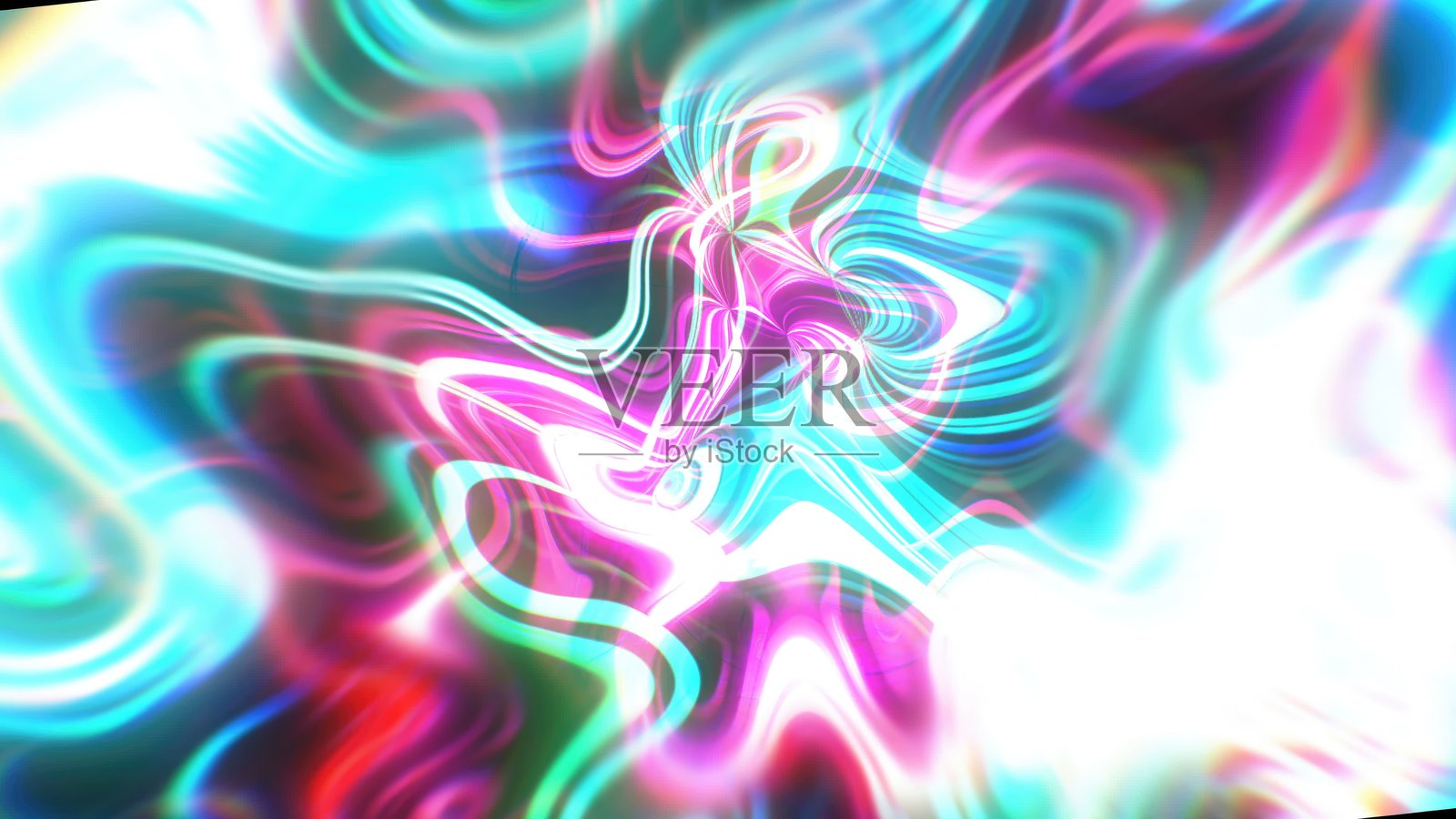 抽象的光能背景，带有视觉幻觉和波动效果，3D渲染计算机生成照片摄影图片