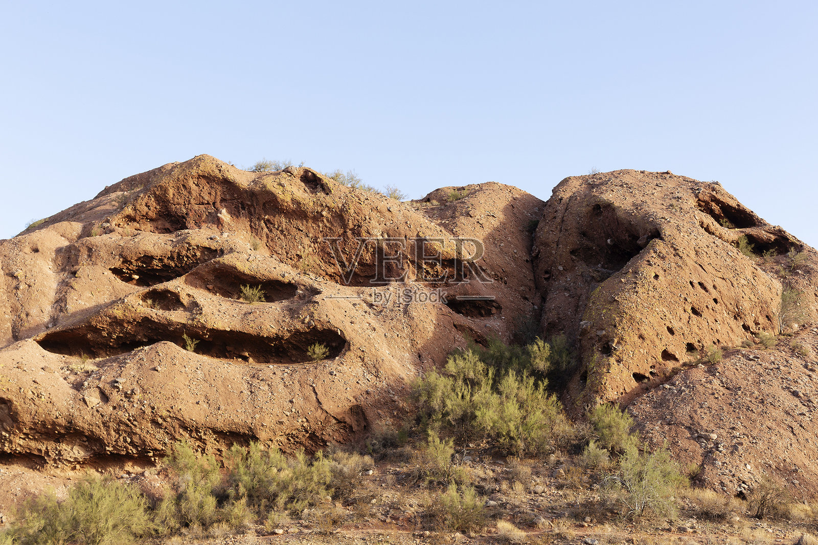 帕帕戈公园内的红砂岩地貌照片摄影图片