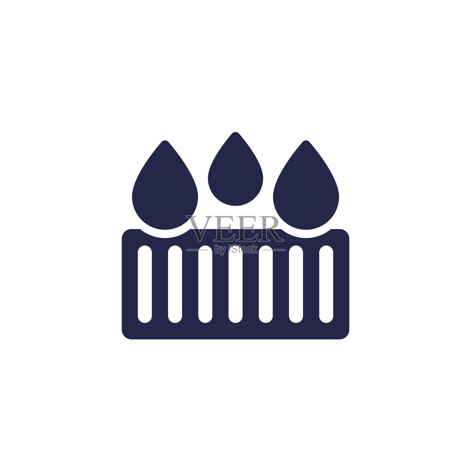 排水、排水图标、白色背景上的图示插画图片素材