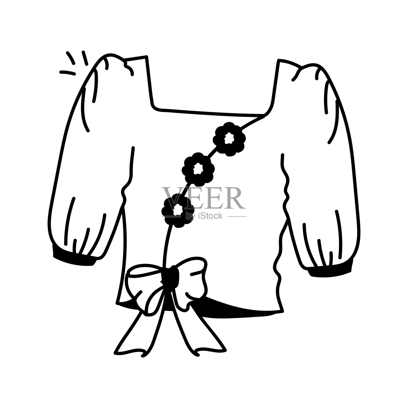 女衬衫插画图片素材