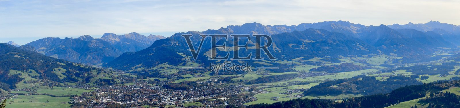 美妙的阿尔高高山景观照片摄影图片