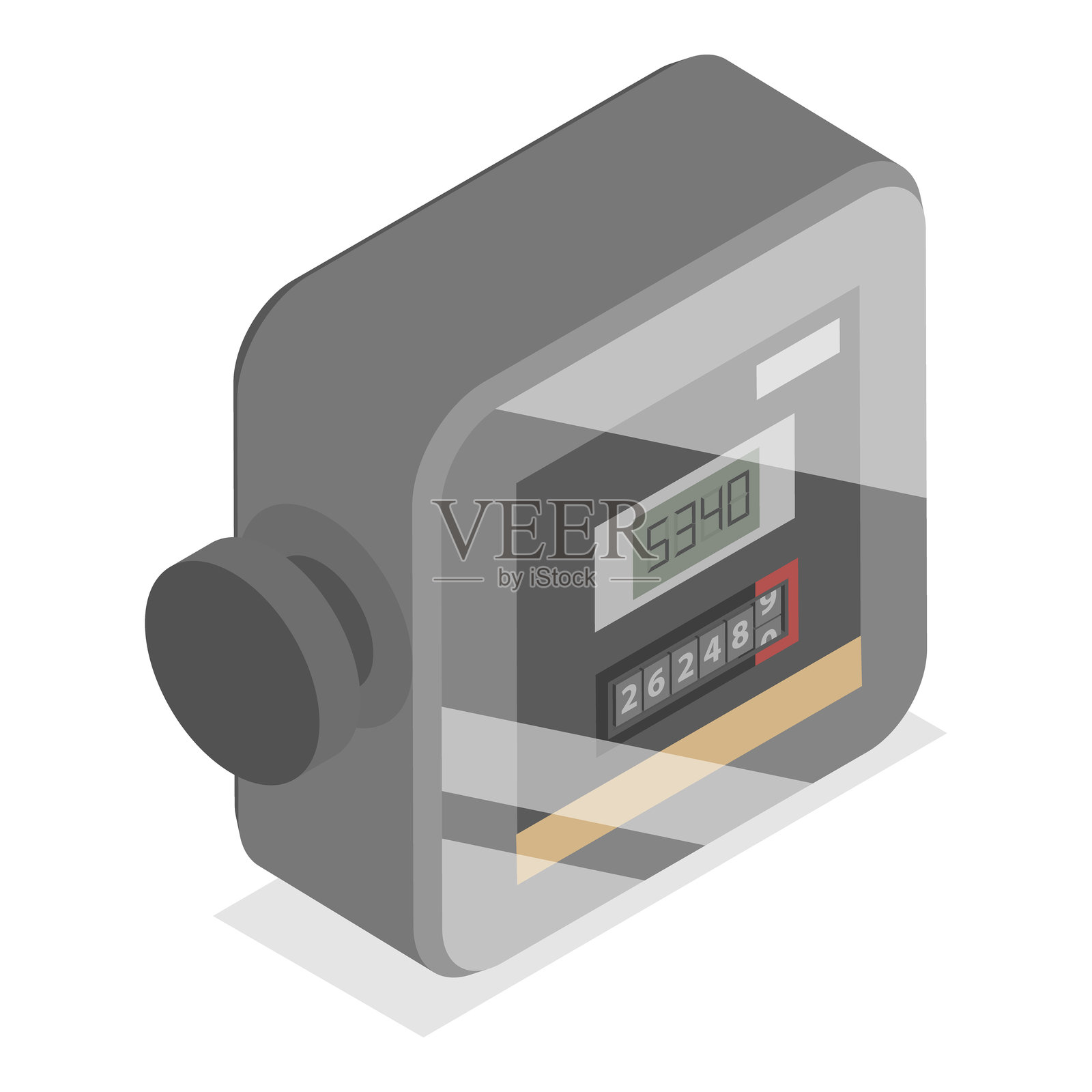 电工工具的3D等距平面矢量图集。项目3插画图片素材