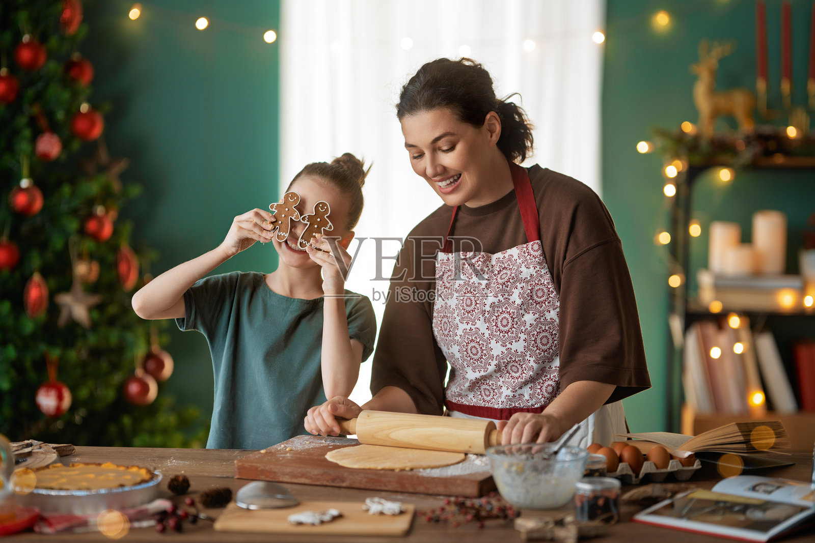 圣诞节烹饪照片摄影图片