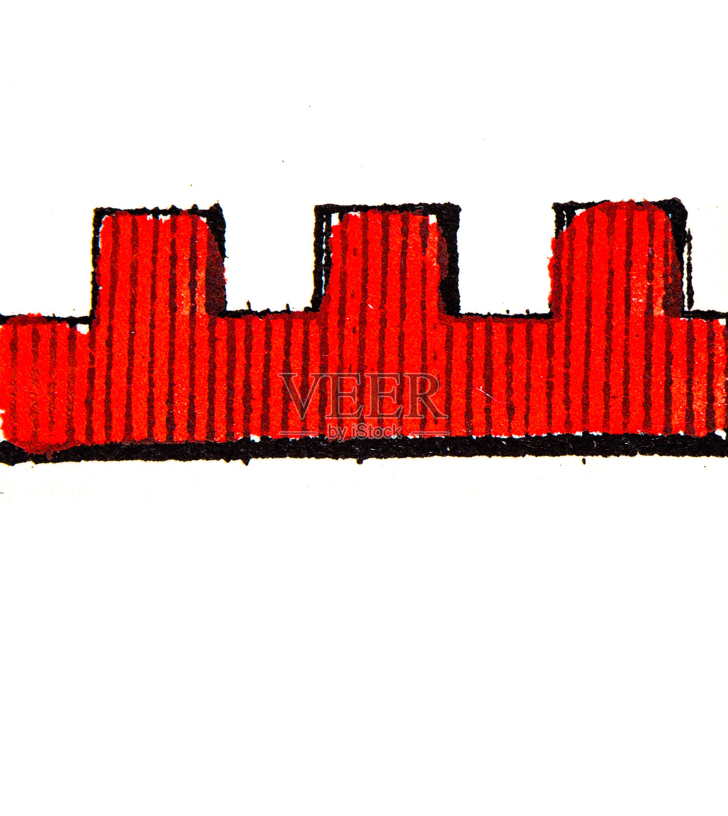 纹章学，纹章元素和家族：交错的插画图片素材