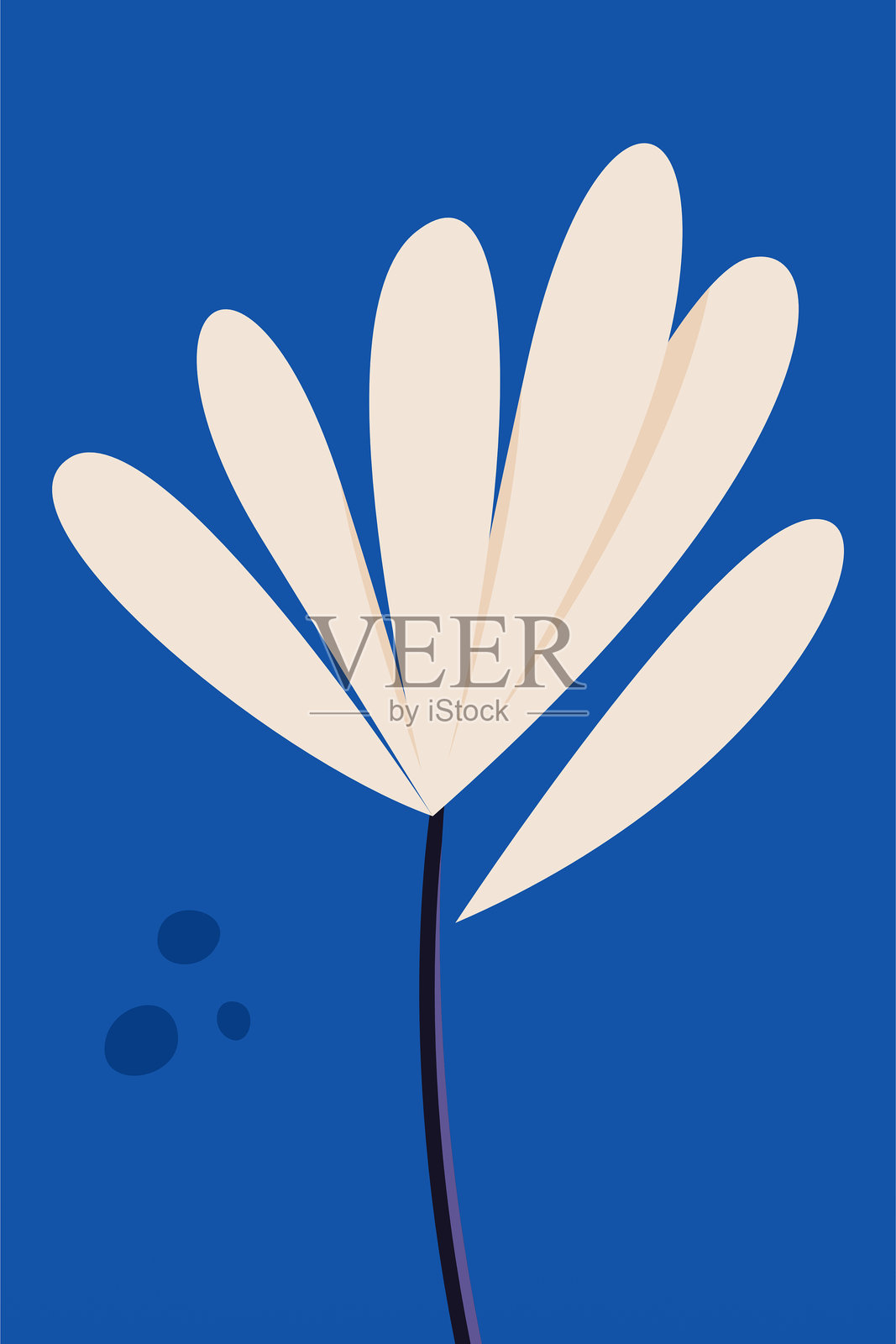 抽象植物花卉插图背景艺术印刷品插画图片素材