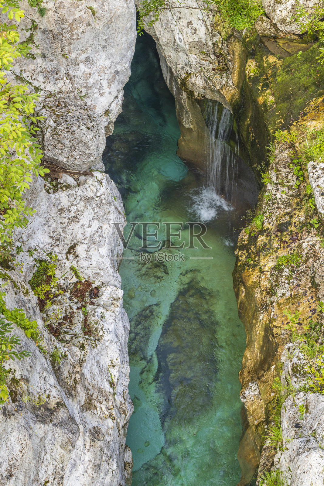 大索卡峡谷（Velika korita Soče），特里格拉夫国家公园，斯洛文尼亚照片摄影图片