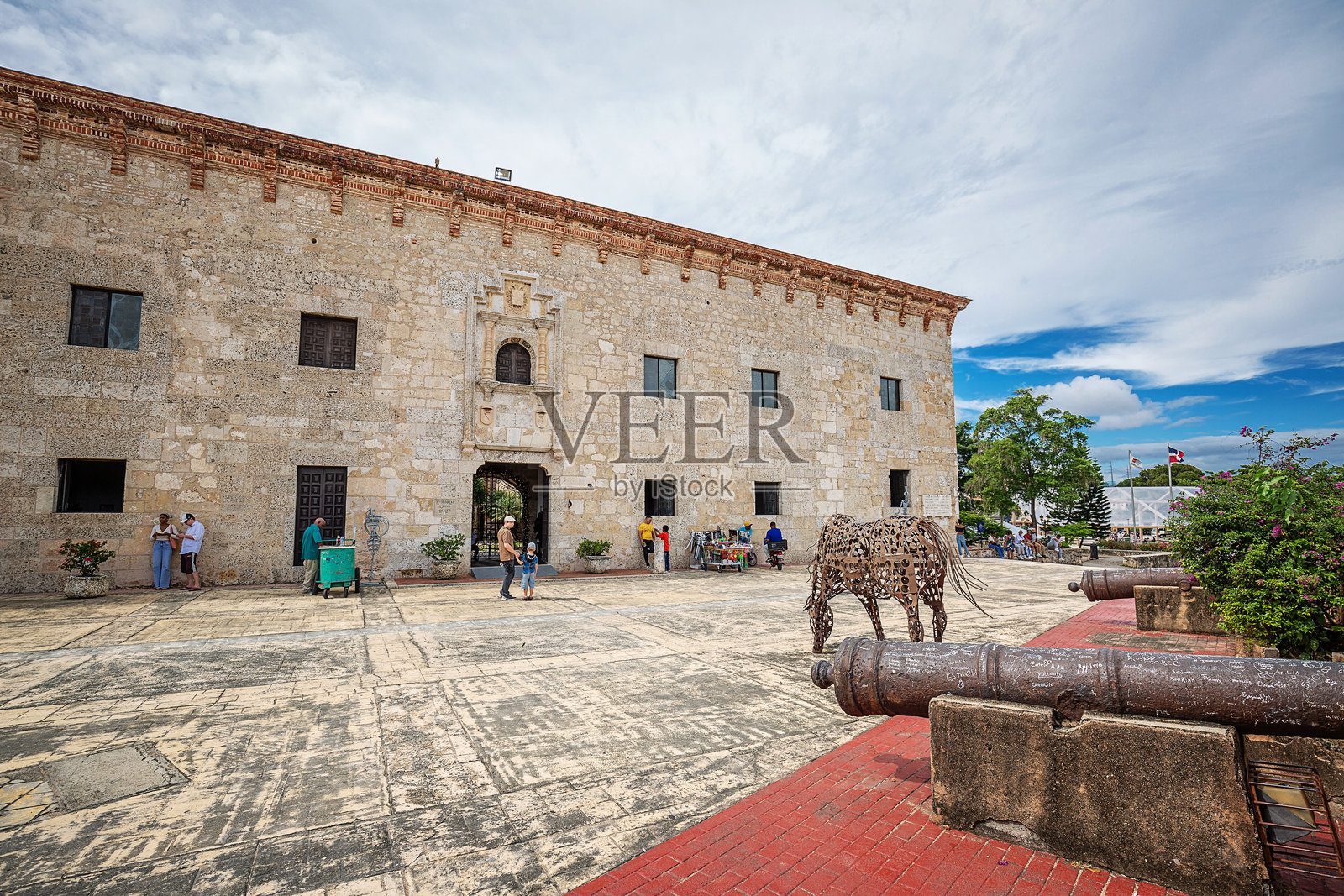 多米尼加共和国圣多明各的皇家宫殿博物馆照片摄影图片
