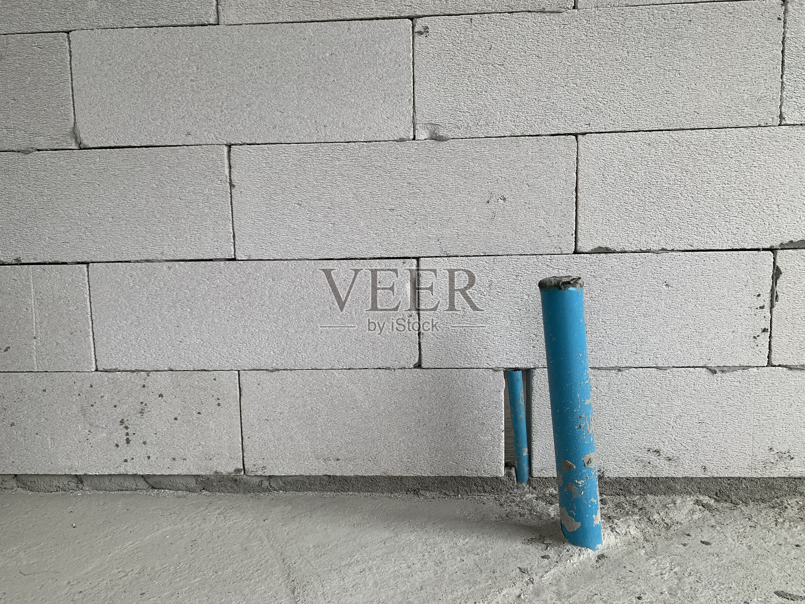 混凝土墙壁上有管道的背景照片摄影图片