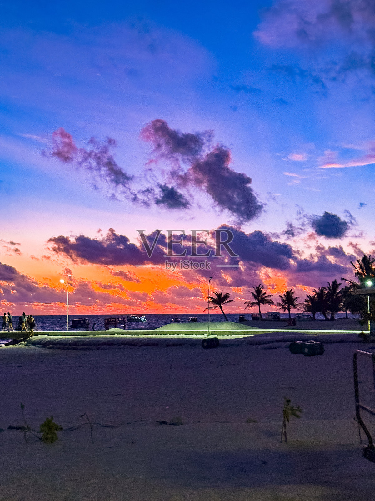 马尔代夫富利杜岛的景观照片摄影图片