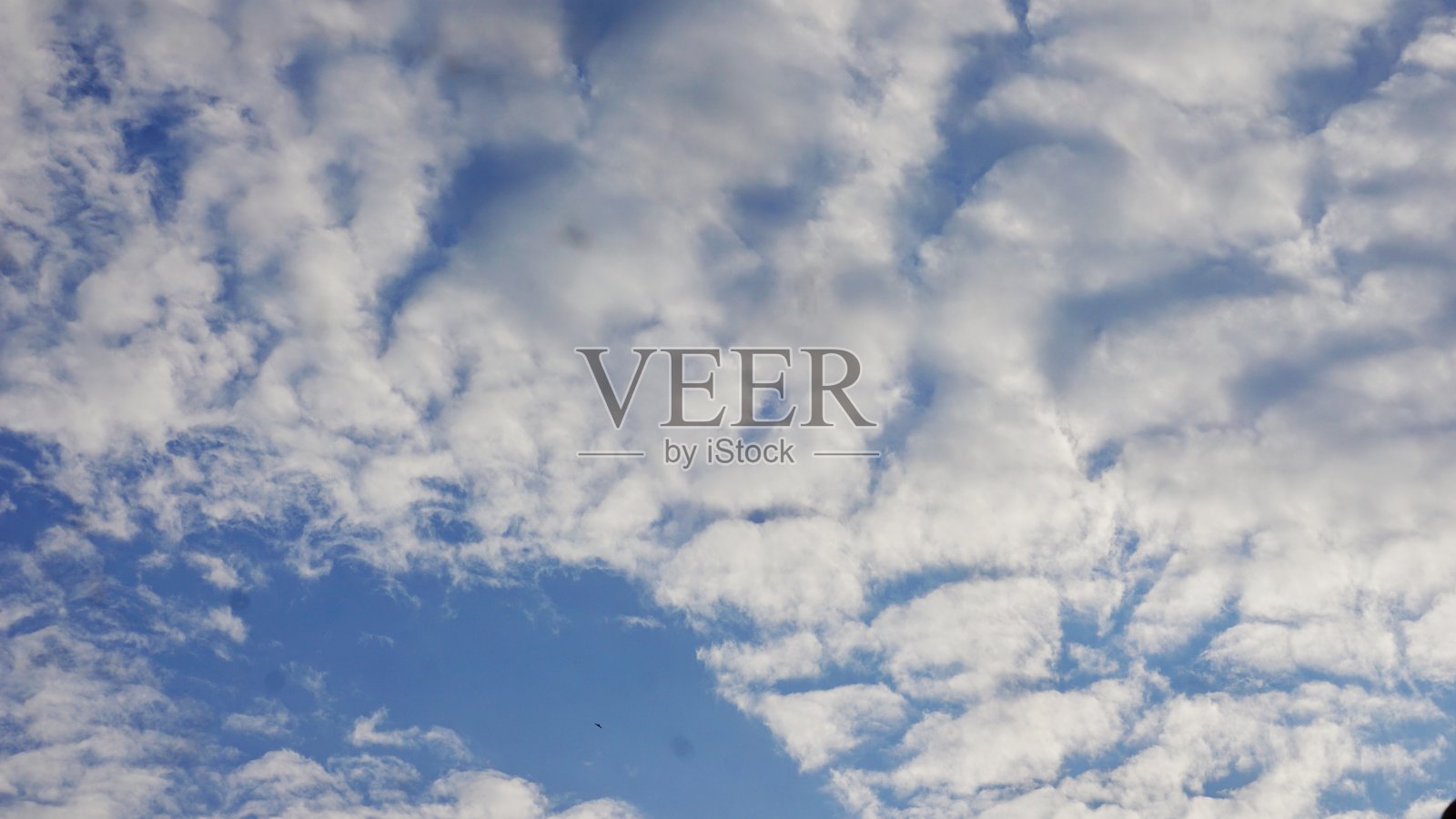 蓝天装饰着白云照片摄影图片