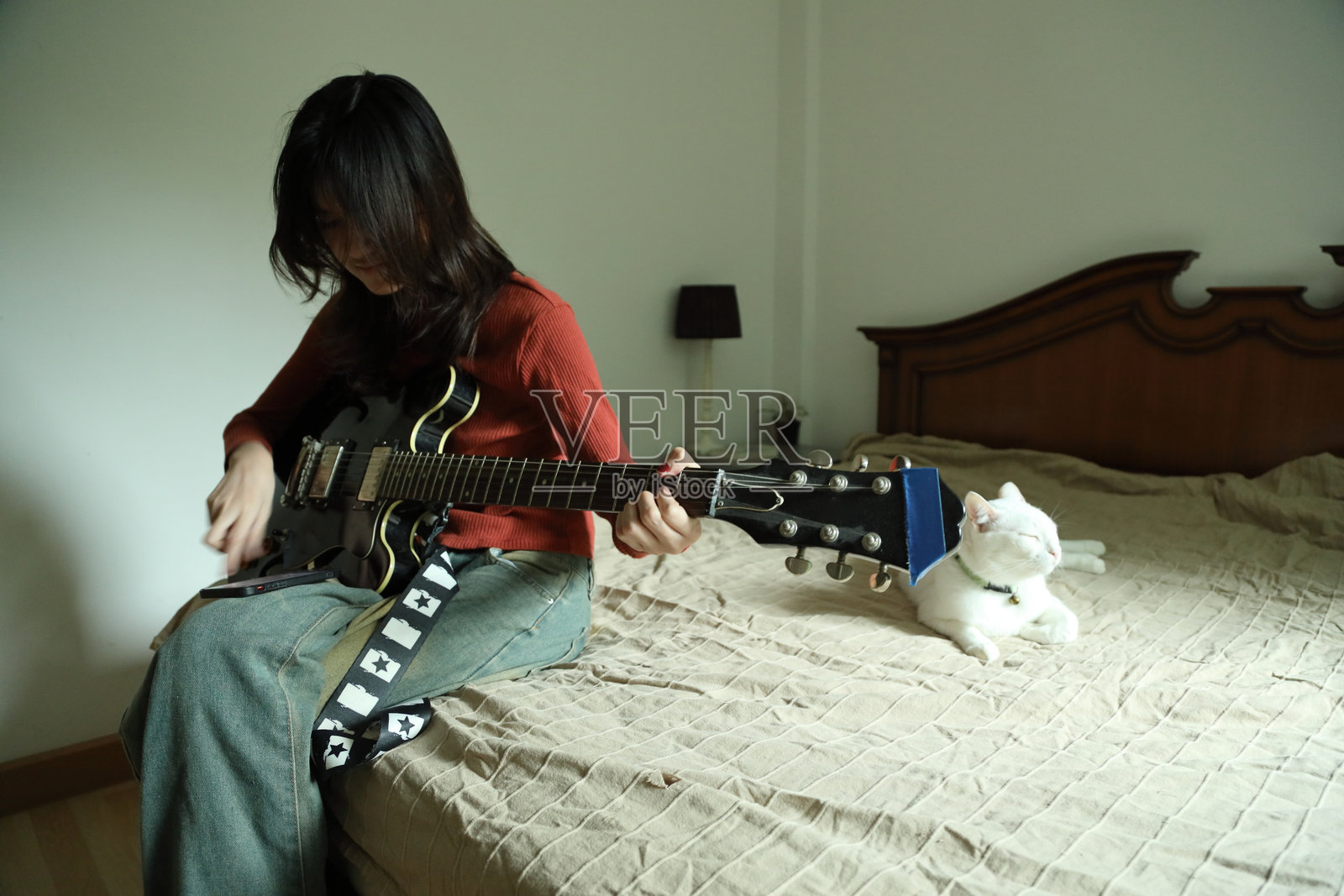 带电吉他照片摄影图片