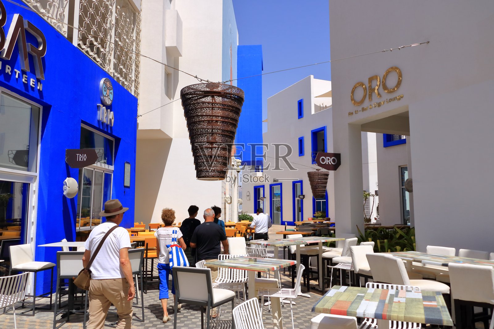 约旦阿卡巴附近的艾拉地区建筑物照片摄影图片