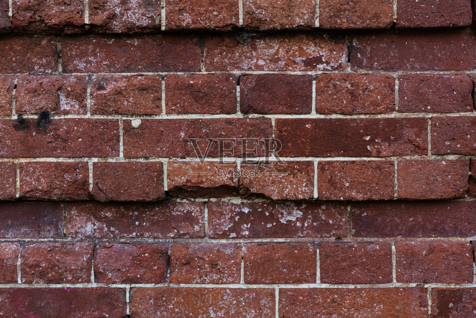 城堡的砖墙受损。砖墙背景。砖块背景。照片摄影图片