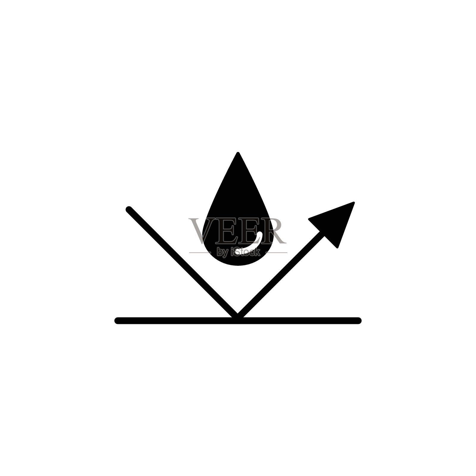 防水图标矢量水保护图标插画图片素材