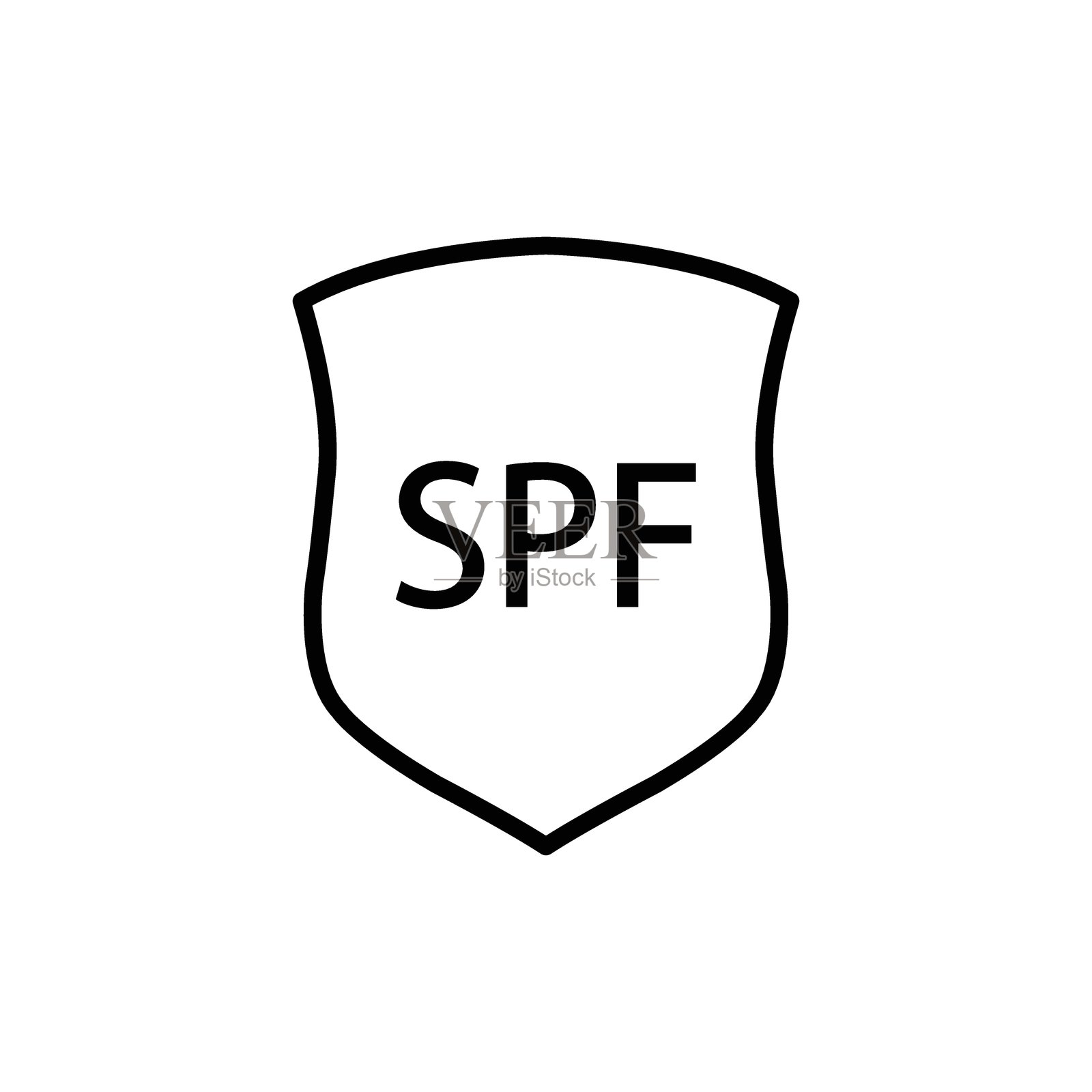 防晒霜图标 矢量 SPF 30 图标 防晒化妆品 皮肤保护插画图片素材