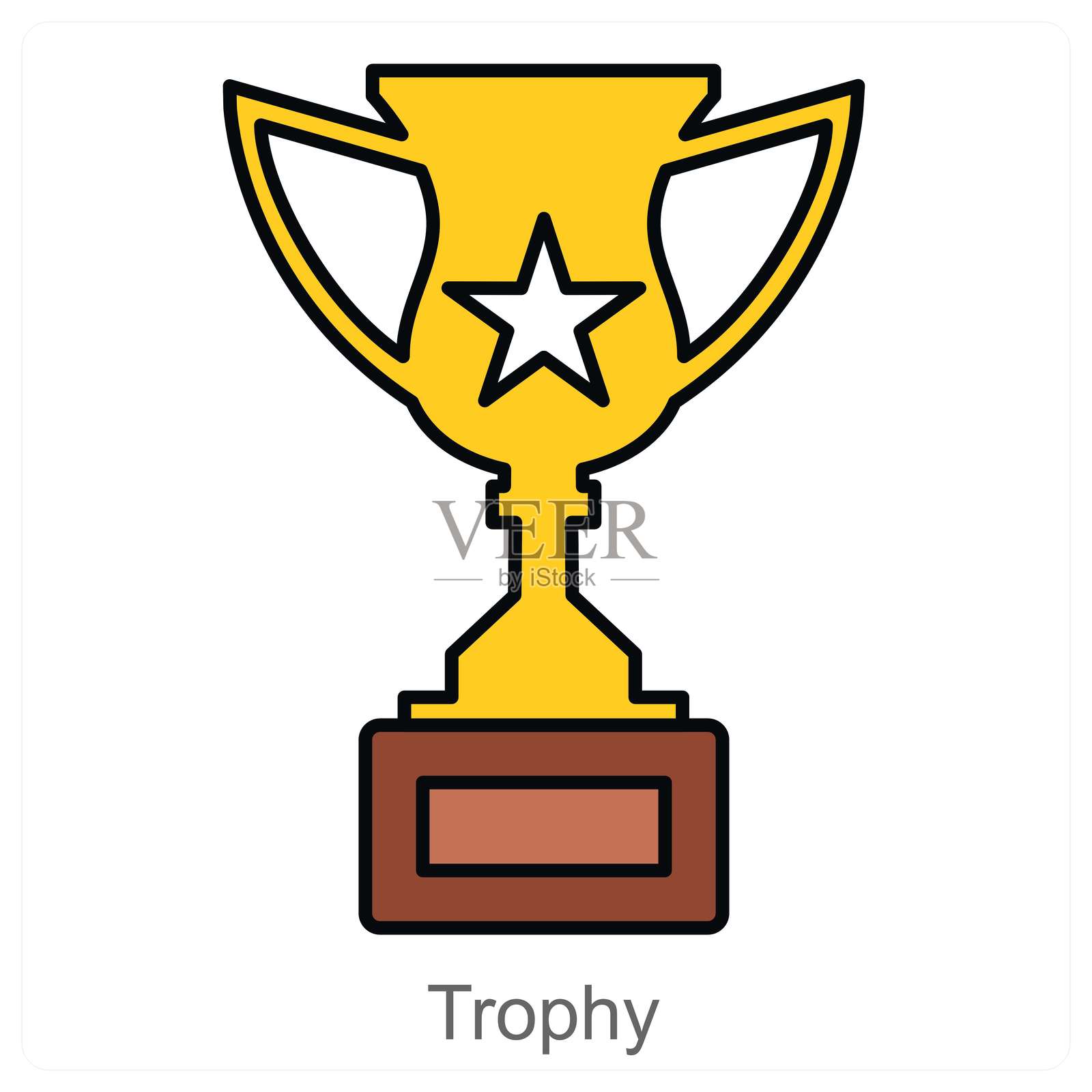 奖杯插画图片素材