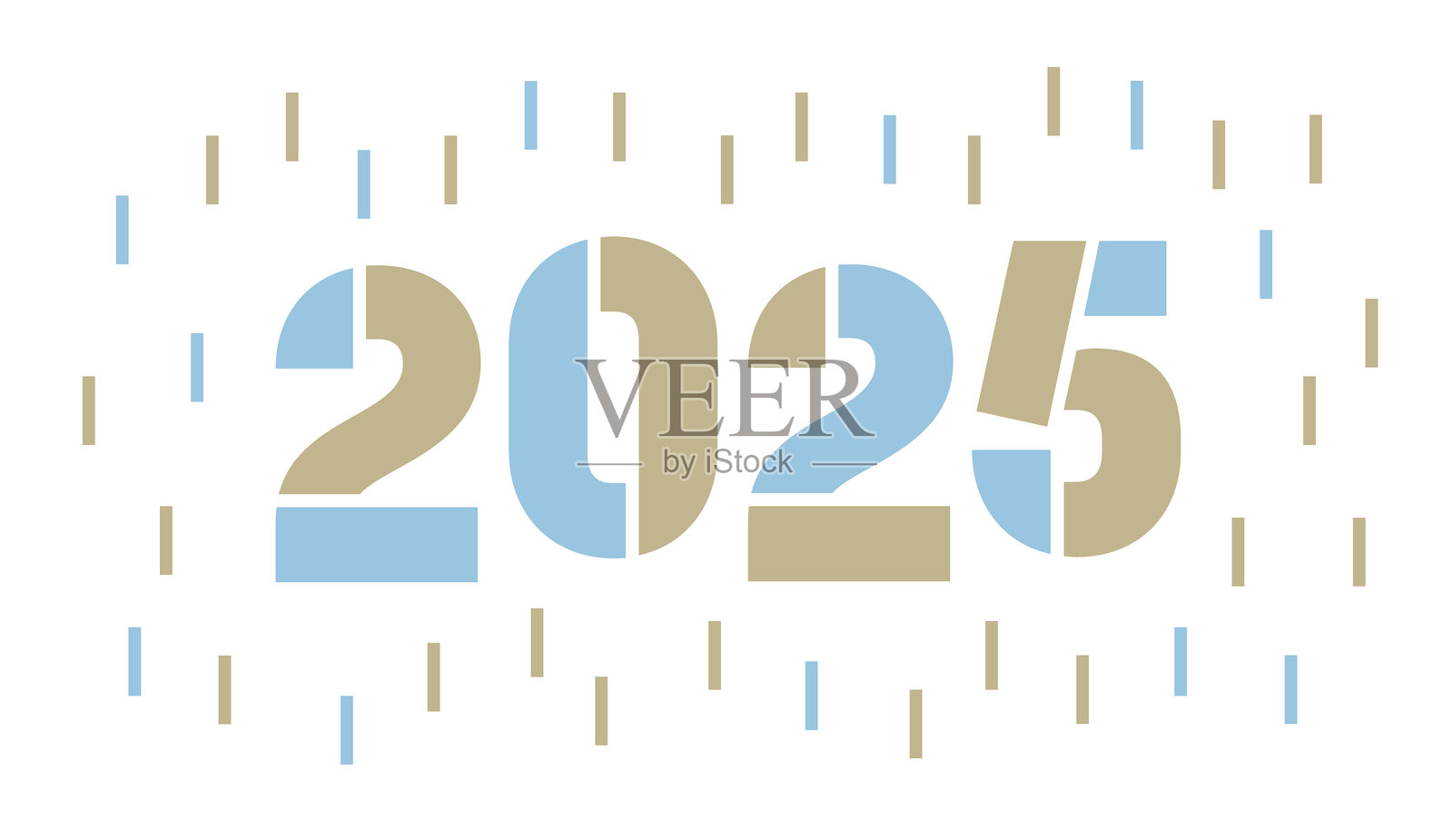 新年快乐 2025插画图片素材