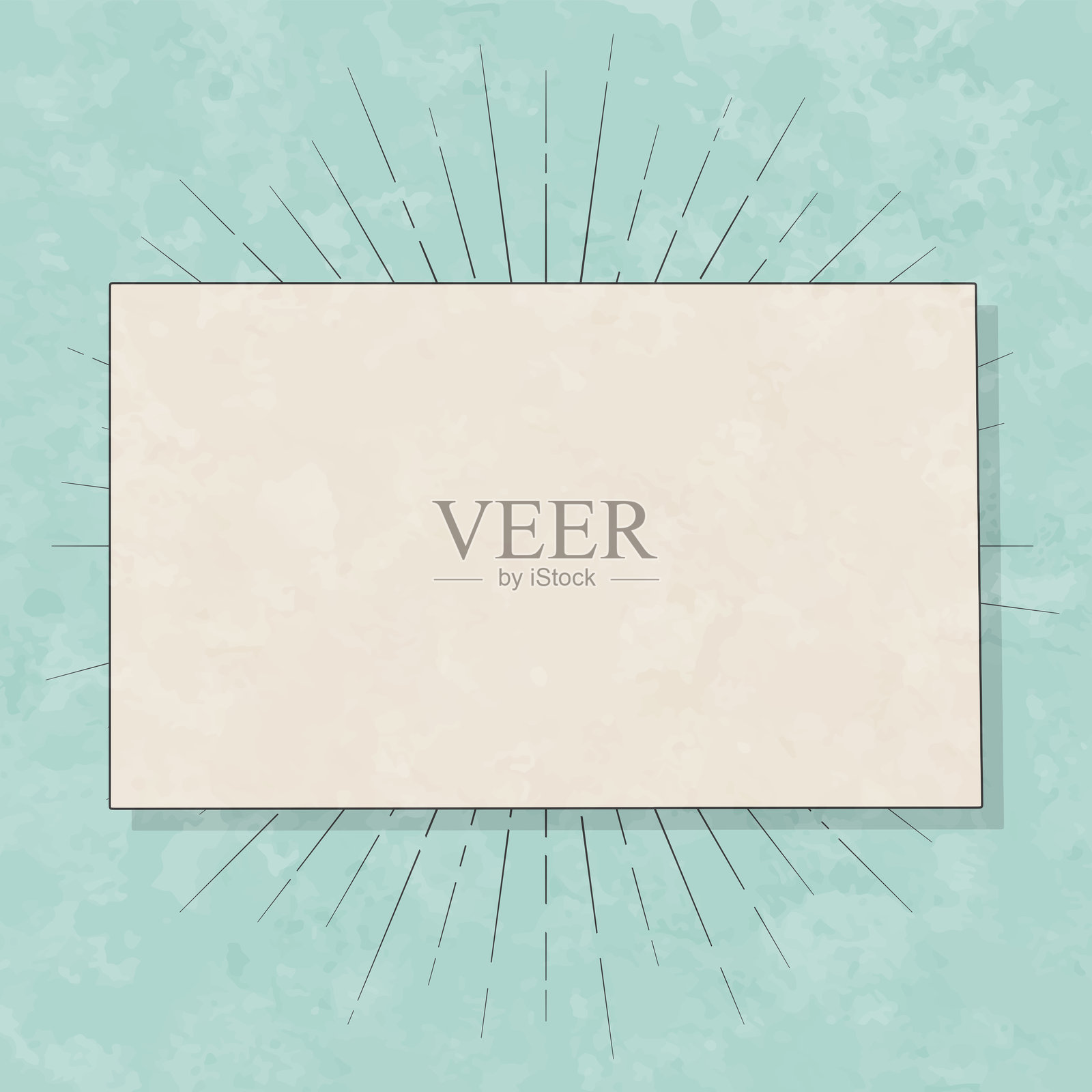 德克萨斯州盖恩斯县。复古风格地图 - 旧质感纸张插画图片素材