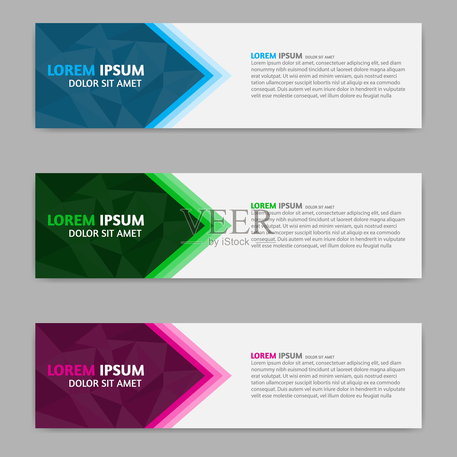 抽象设计横幅模板插画图片素材