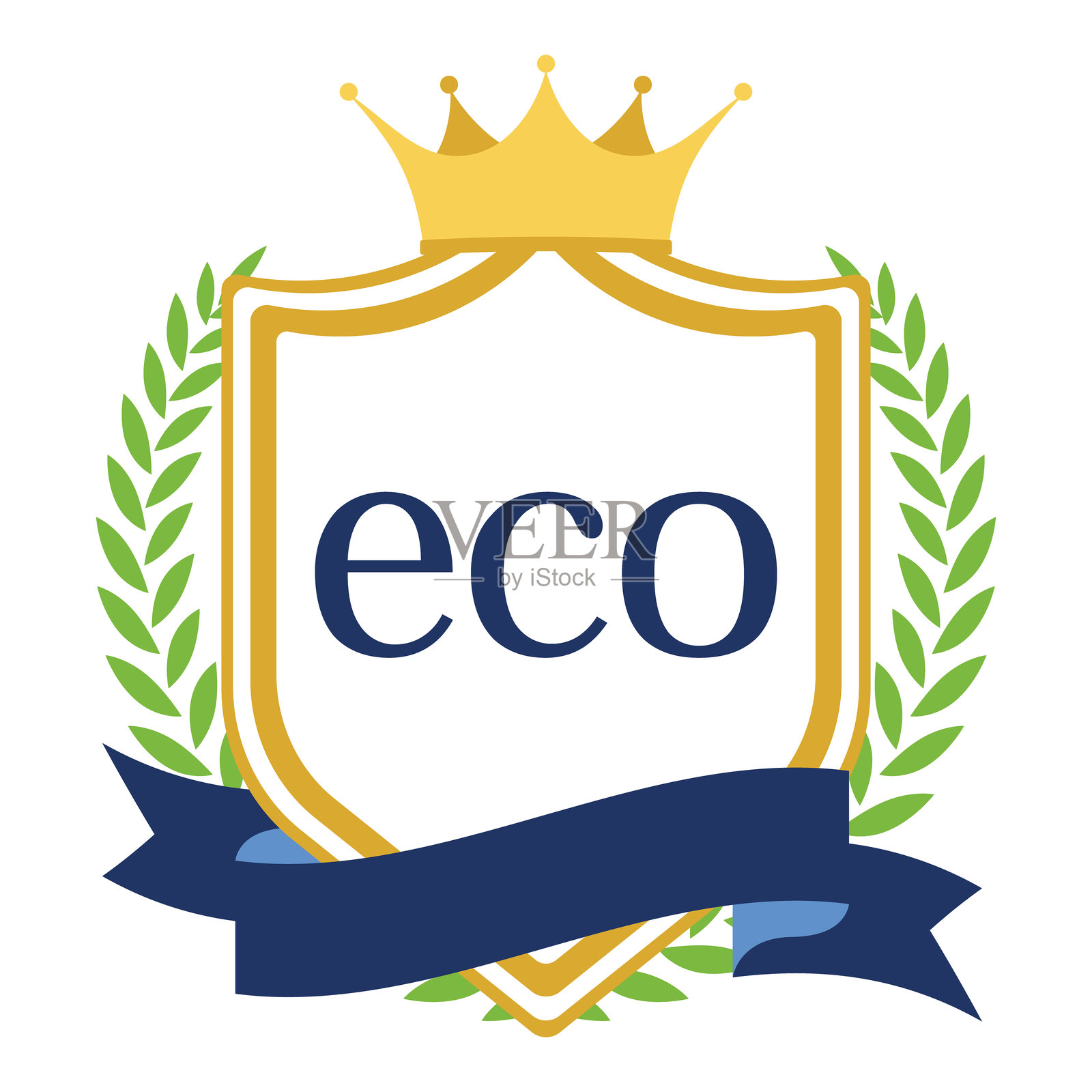 ECO标志插画图片素材