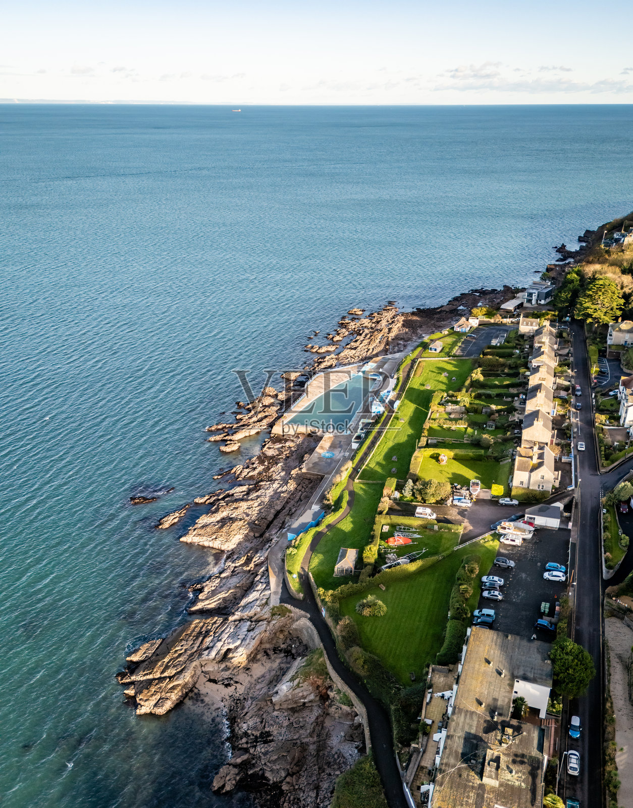 布里克斯汉的肖尔斯通海水游泳池照片摄影图片