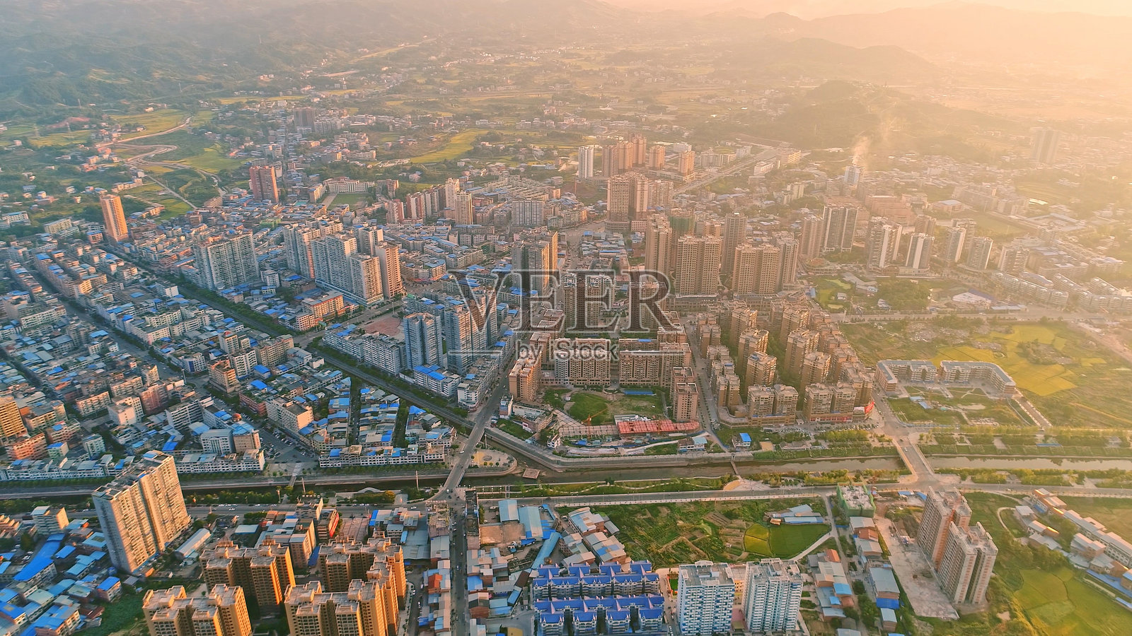 中国四川省达州城市天际线照片摄影图片