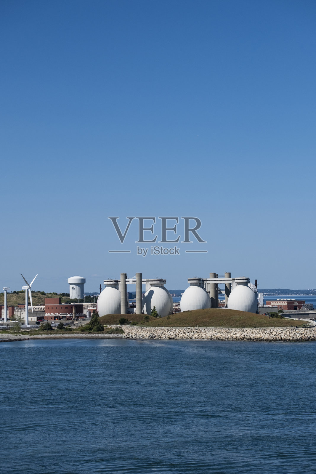 鹿岛污水处理厂照片摄影图片