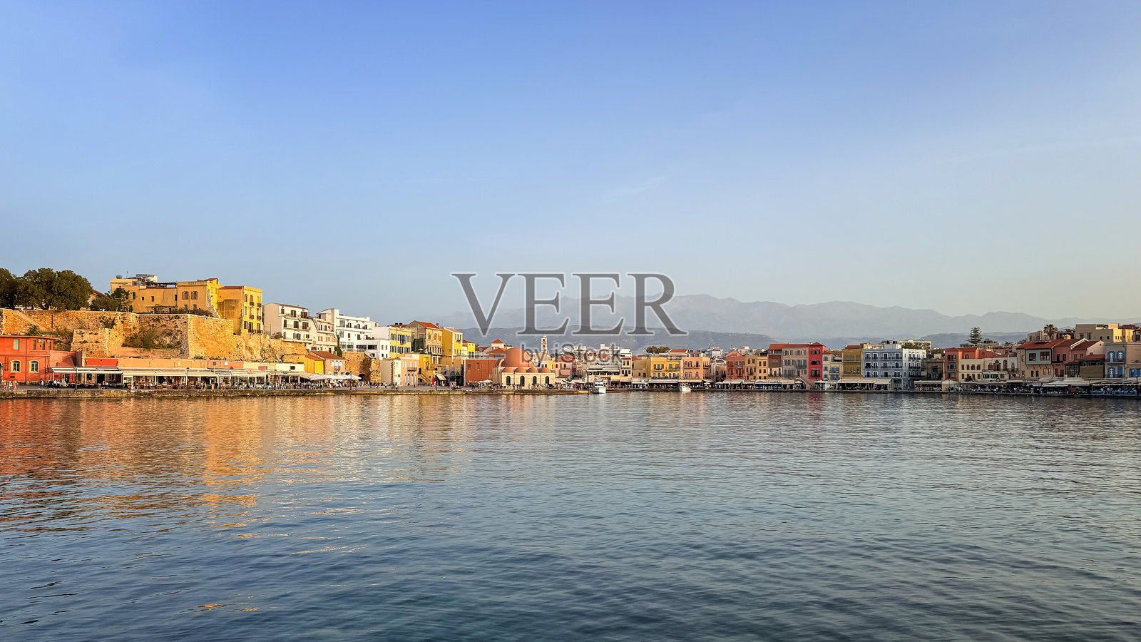 希腊克里特岛的哈尼亚市照片摄影图片