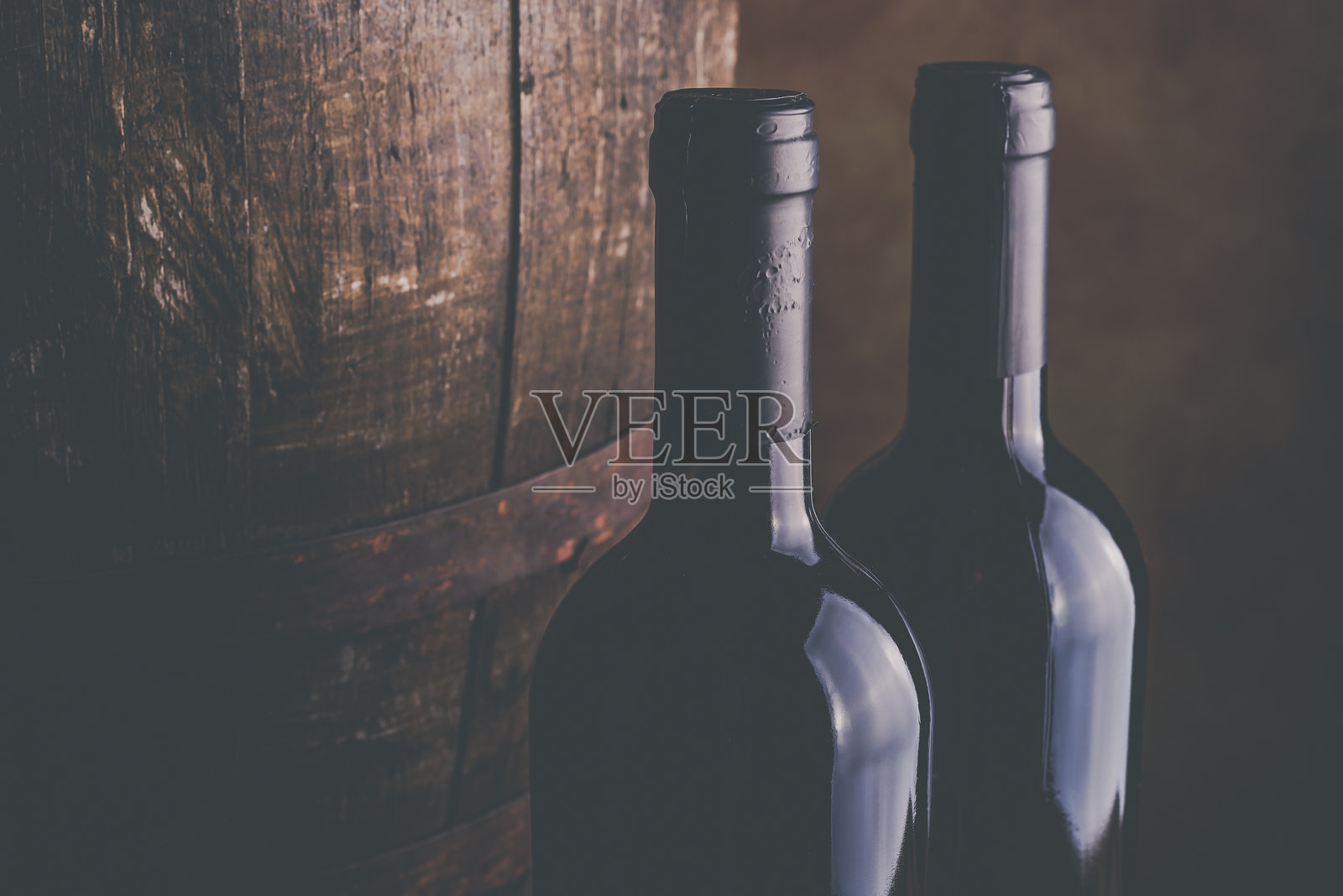 红酒瓶的特写镜头照片摄影图片