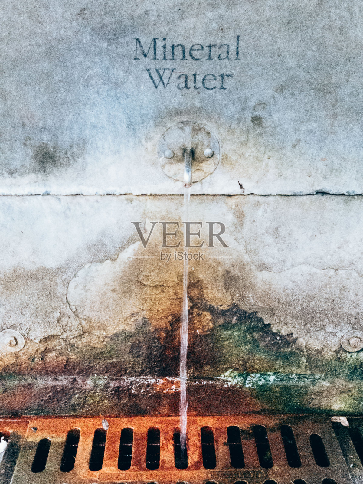 萨拉托加泉矿泉天然新鲜气泡水喷泉照片摄影图片