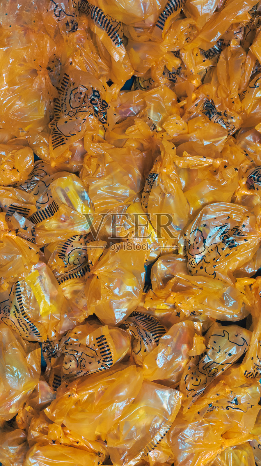 万圣节糖果袋照片摄影图片
