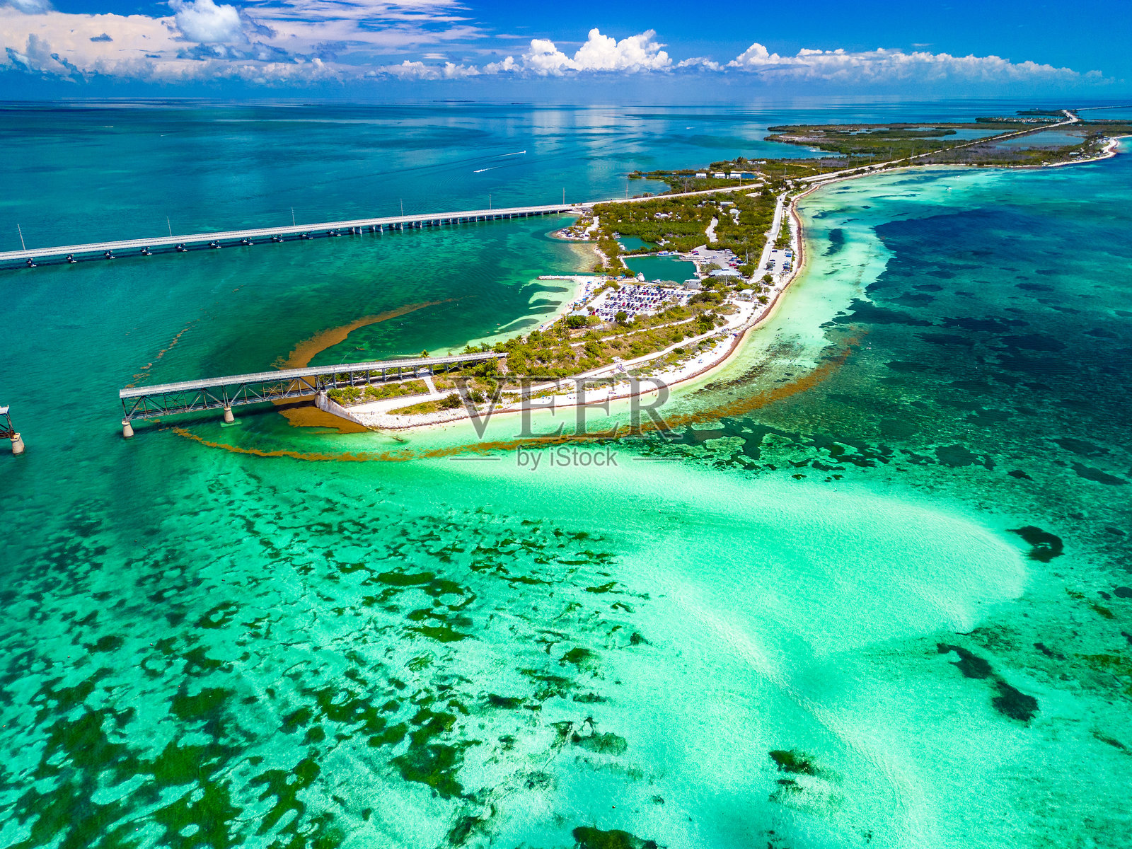 巴哈洪达州立公园 - 卡卢萨海滩，佛罗里达群岛 - 热带海滩 - 美国照片摄影图片