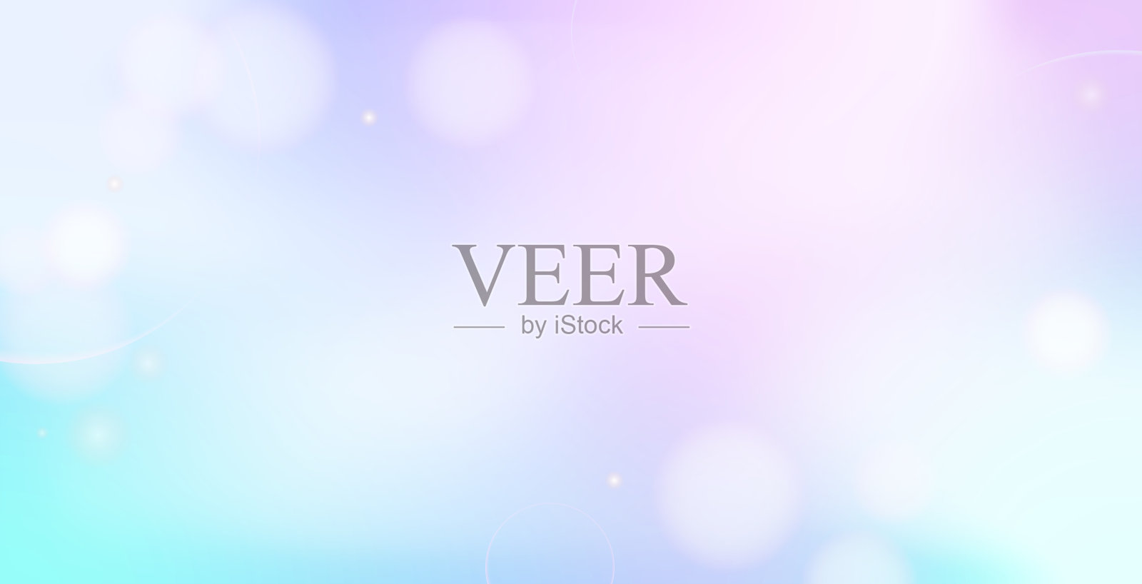 闪闪发光的渐变背景，带有全息效果和魔幻灯光。插画图片素材