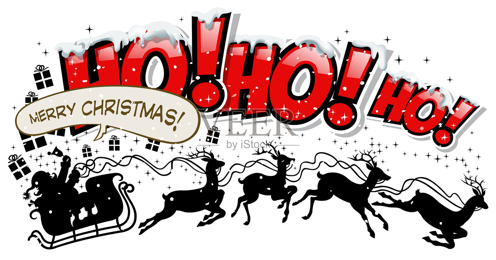 礼物惊喜插画图片素材