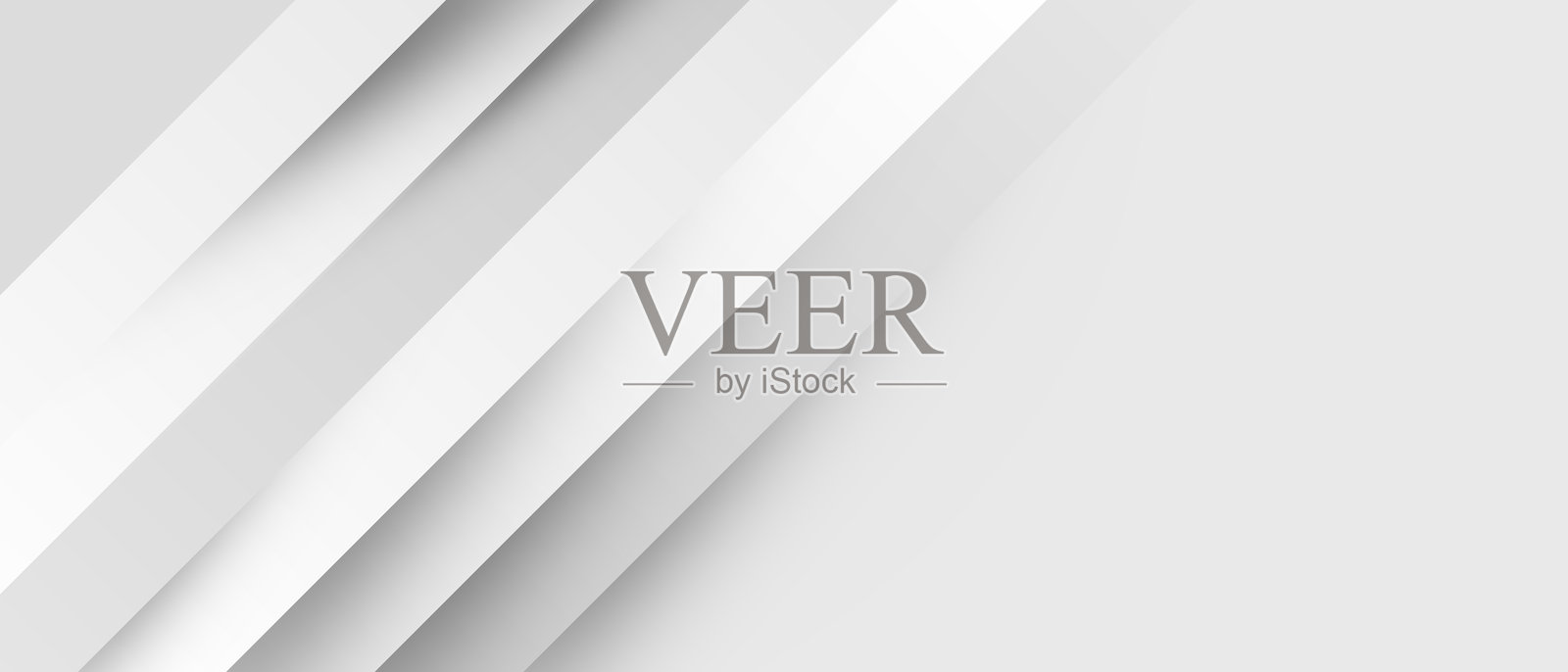 灰白色抽象背景纸张光泽与层次元素插画图片素材