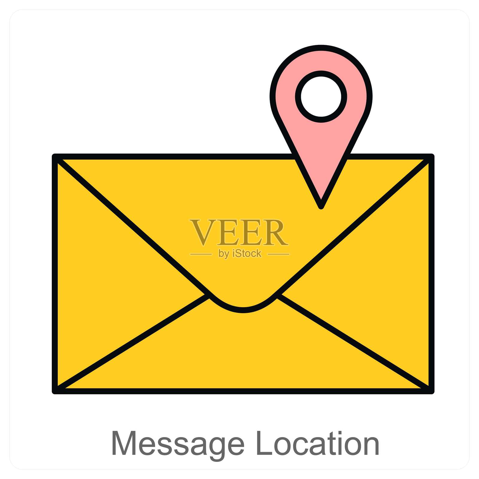 消息位置插画图片素材