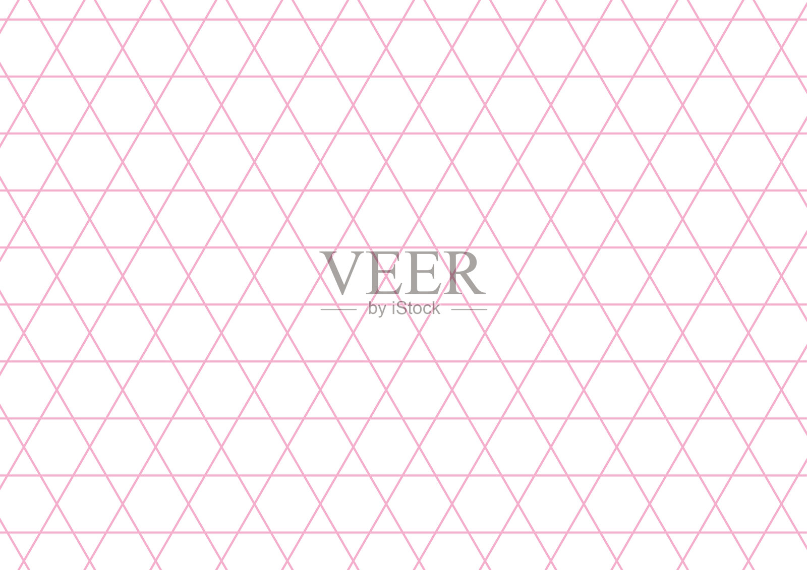 桃粉色背景的日本传统花纹——格子纹插画图片素材