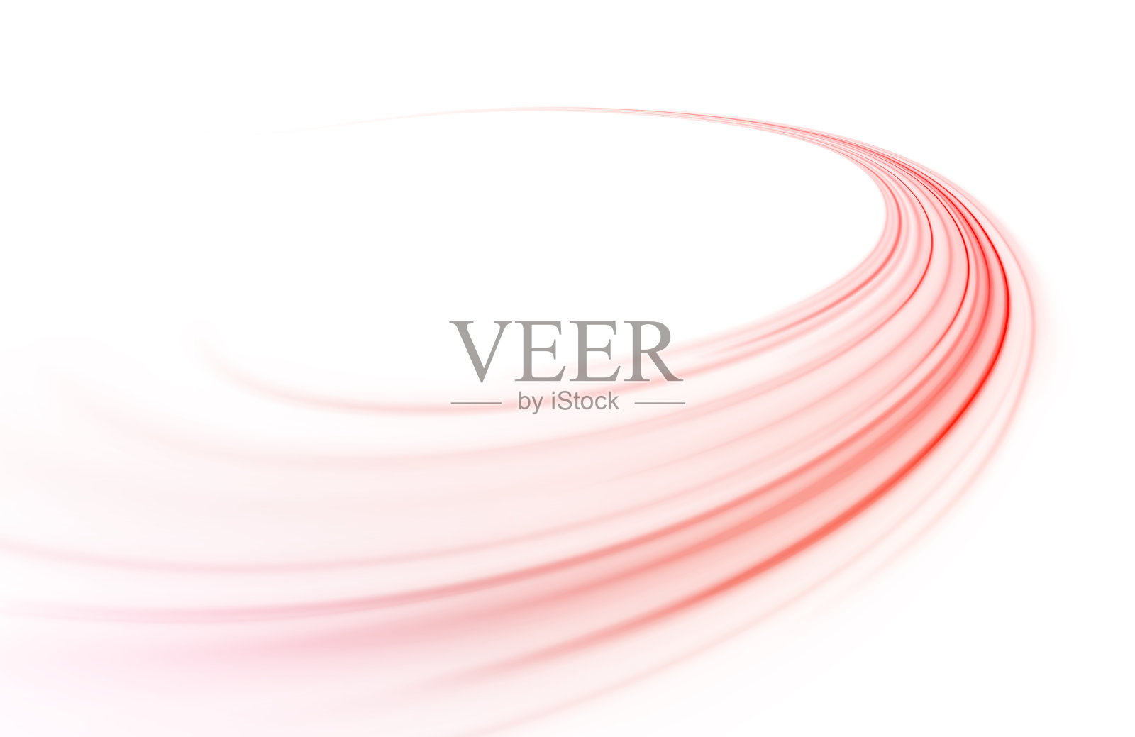 未来科技风格。抽象背景与速度线。霓虹色光线的矢量抽象背景。蓝色光背景下的道路光线营造出运动感。插画图片素材