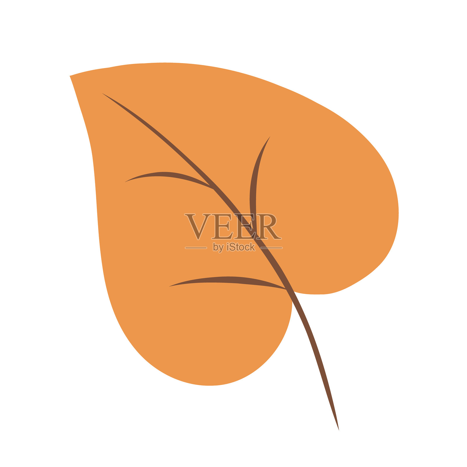 节日季节的叶子。秋季感恩简单的感恩节叶子。金色和绿色的橡树叶。感恩节的象征。丰收的优雅：感恩节的叶子。感恩节的精神：秋季橡树叶设计。插画图片素材