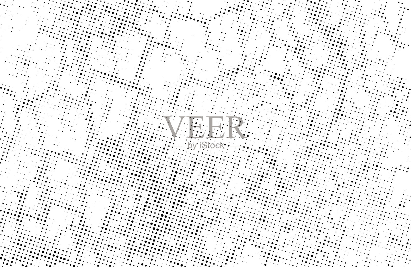 黑白蛇皮的半色调图案，磨损的半色调点，复古氛围，磨损的半色调纹理，怀旧噪音，磨损的点状图案半色调点，半色调点插画图片素材