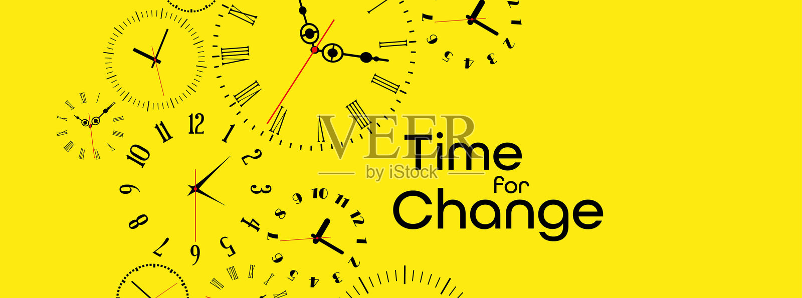 改变的时刻插画图片素材