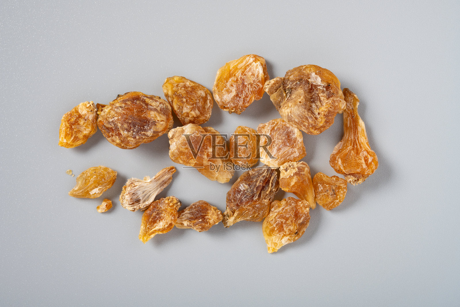 顶视图的韭菜（细白）或大葱球（Allii Macrostemonis Bulbus）照片摄影图片