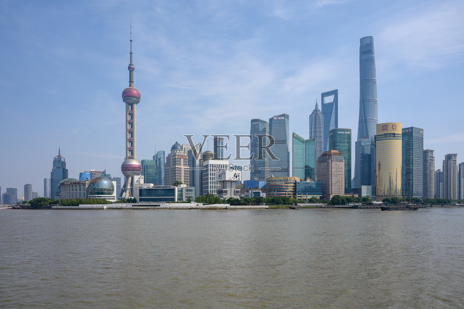 上海外滩白天与夜晚照片摄影图片