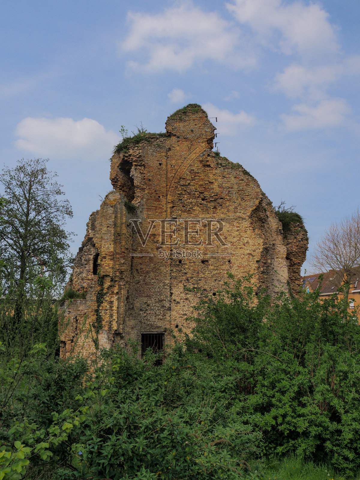 Duvetorre侧面视图 - 比利时纽波特照片摄影图片